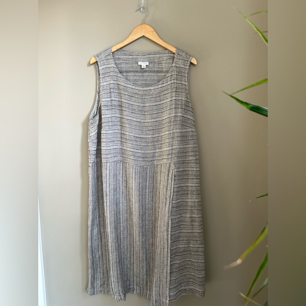 Sleeveless Pure Jill Linen Dress
